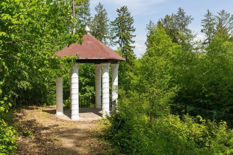 Pavilion on the Borberg, Kirchberg, Saxony, Germany, Europe