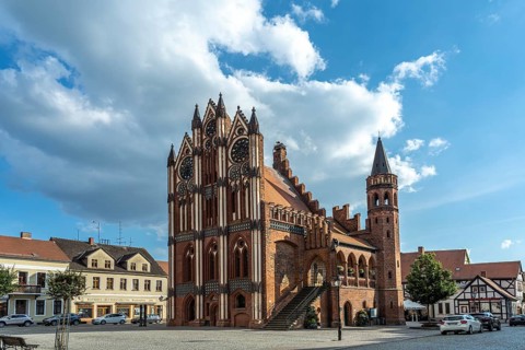 The historic town hall in Tangermünde, Saxony-Anhalt, Germany, Europe