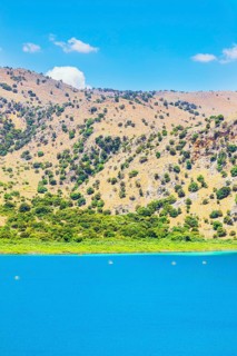 Lake Kournas, Georgioupolis, Chania, Crete, Greek Islands, Greece, Europe