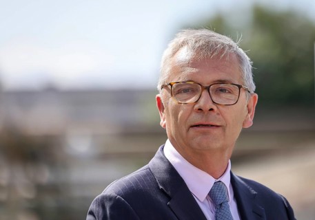 Oberhausen, North Rhine-Westphalia, Germany, Francois Venet, CEO Air Liquide Group at an