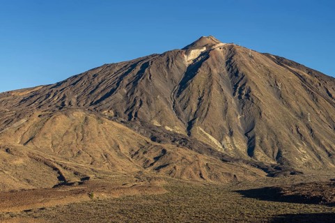 Panorama during the ascent to Alto de Guajara, 2715m, over the Teide National Park, Parque Nacional