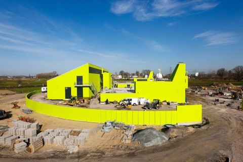 Oberhausen, Ruhr area, North Rhine-Westphalia, Germany - Emscher conversion, new Emscher AKE sewer,