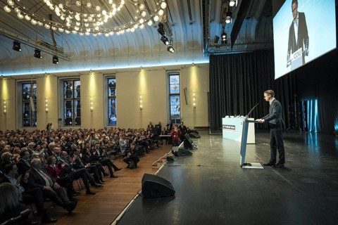 CDU Secretary General Carsten Linnemann attends the CDU policy convention in Cologne, 1 March 2024
