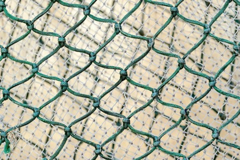 Fishing nets, close-up, North Sea, Greetsiel, Lower Saxony, Germany, Europe