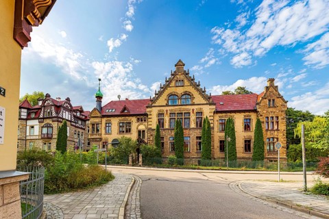 Open work Meiningen and youth centre in Meiningen, Thuringia, Germany, Europe