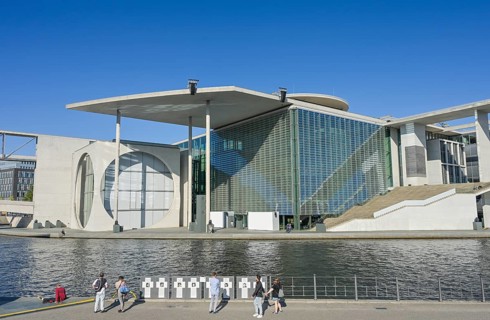Spree, Marie-Elisabeth-Lüders-Haus, Bundestag offices, Mitte, Berlin, Germany, Europe