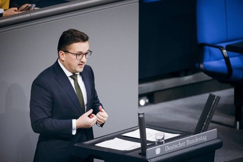 Carsten Körber, CDU/CSU, Member of the Bundestag, delivers a speech on EPL 05 Federal Foreign