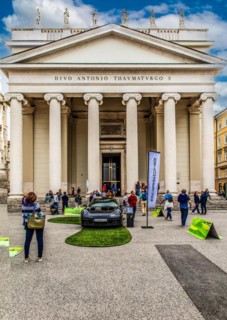 Canale Grande canal ends at the square in front of the church of Sant'Antonio Taumaturgo, in the