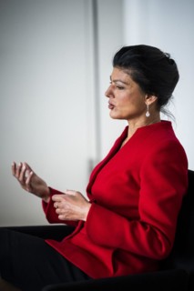 Sahra Wagenknecht is a member of the German Bundestag and founder of the BSW party, pictured here