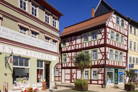 Cityscape, Bad Langensalza, Thuringia, Germany, Europe