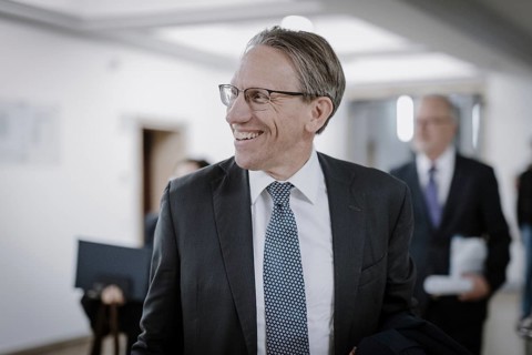 Jörg Kukies (SPD), Federal Minister of Finance, at his inauguration at the Federal Ministry of
