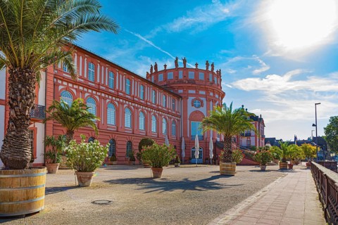 Biebrich Palace near Wiesbaden in Hesse, Germany, Europe