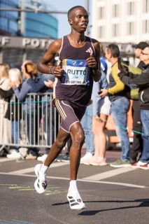 Asbel Rutto Kenya on Potsdamer Platz at the 50th BMW Berlin Marathon 2024 on 29 September 2024