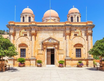 Agia Triada Monastery, Akrotiri Peninsula, Chania, Crete, Greek Islands, Greece, Europe