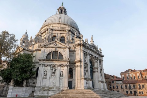 Basilica di Santa Maria della Salute Church, Venice, Veneto, Italy, Europe