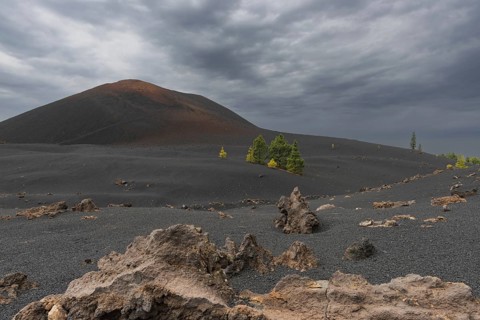 Chinyero volcano, Arena Negras zone, Teide National Park, Tenerife, Canary Islands, Spain, Europe