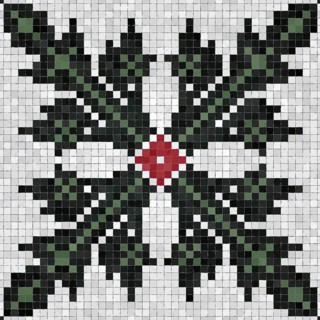 Mosaic tiles background, seamless vector pattern