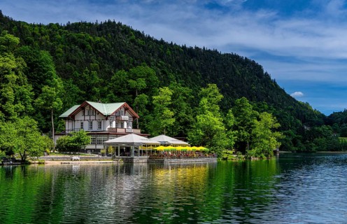 Gastronomy Seewirt am Thumsee, Bad Reichenhall, Bavaria, Germany, Europe