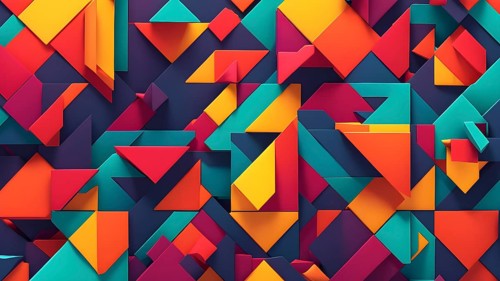 Minimalist rendering showcasing a vibrant abstract painting as a symbol for human resilience, AI