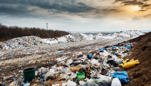 Symbolism, large landfill, AI-generated, AI-generated, AI generated