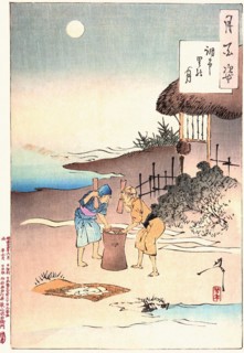 Tsukioka Yoshitoshi (1839 - 9 June 1892) one of the last great masters of the classical Japanese