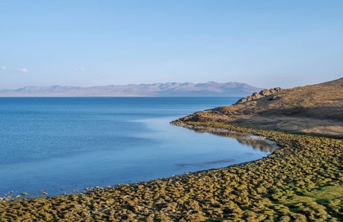 Highlands, Song Kul mountain lake, Naryn region, Kyrgyzstan, Asia