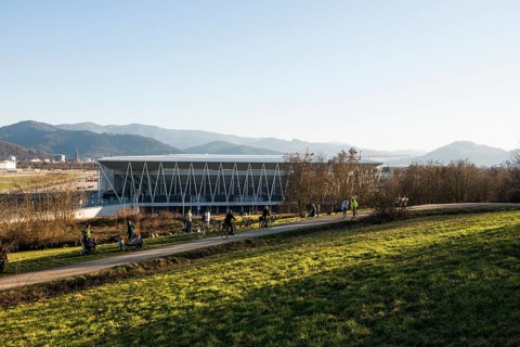 SC Freiburg football stadium, Europa-Park Stadium, Freiburg im Breisgau, Baden-Württemberg,