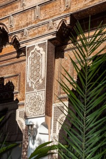 Wooden facade, oriental, ornament, decoration, facade, orient, craft, wood, carpenter, warm tone,