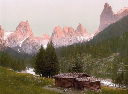 The Tschamin Valley, formerly Austria-Hungary, today South Tyrol, Italy, Historical, digitally