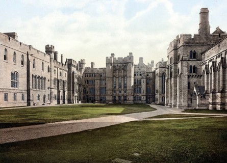 The Quadrangle, Arundel Castle, a castle in the village of Arundel in the county of West Sussex,
