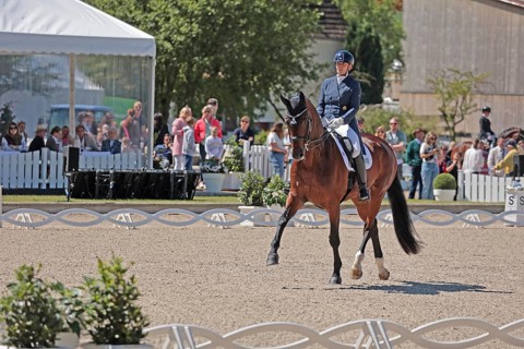 Anabel Balkenhol on High Five FRH, dressage rider