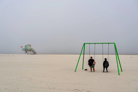 North Sea island of Langeoog, early summer, shortly after the first easing of the lockdown in the