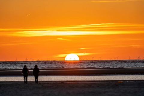 North Sea island of Langeoog, early summer, shortly after the first easing of the lockdown in the