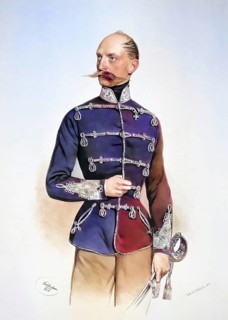 Ignaz Tallian de Vizek (1806-1897), k. k. Colonel of the 5th Hussar Regiment, Historical, digitally