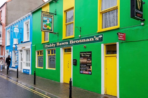 A traditional Irish pub with a colourful façade, Dingle