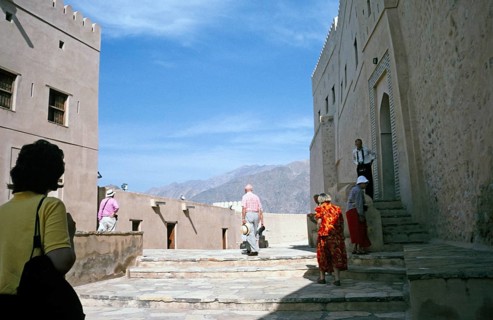 Historical fortress Nakhal Fort in the Al Batinah region, Oman, Arabian Peninsula, Swann Hellenic