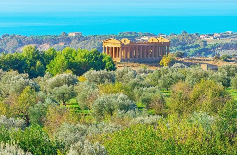 Concordia temple, Valley of Temples, Agrigento, Sicily, Italy, Europe