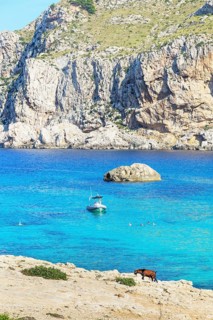 Figuera bay (Cala Figuera), Mallorca, Balearic Islands, Spain, Europe