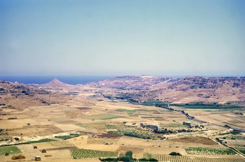 View from Victoria Castle, Gozo, Malta, Europe 1971, Europe