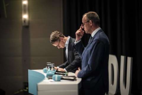 CDU Secretary General Carsten Linnemann attends the CDU policy convention in Cologne, 1 March 2024,