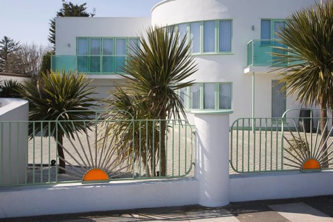 Art deco 1930s housing Frinton on Sea, Essex, England, United Kingdom, Europe