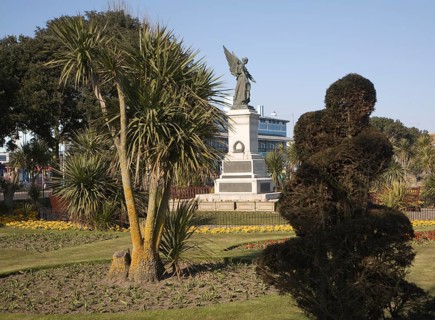 War Memorial in the Memorial Garden, Marine Parade West, Clacton on Sea, Essex, England, United