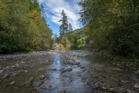 Rappenloch Gorge Natural Monument, Dornbirner Ach, Dornbirn, Bregenzerwald, Austria, Europe