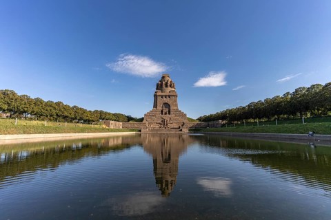 Monument to the Battle of the Nations in Leipzig, Saxony, Germany, Europe