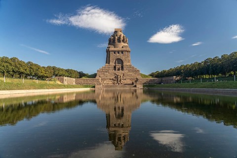 Monument to the Battle of the Nations in Leipzig, Saxony, Germany, Europe