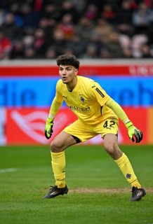 Goalkeeper Tiago Pereira Cardoso Borussia Mönchengladbach BMG (42) Voith-Arena, Heidenheim,
