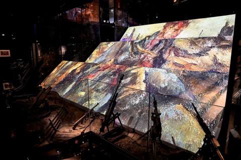 Projection show at the Memorial de Verdun, Museum, First World War, Verdun, Grand Est region,