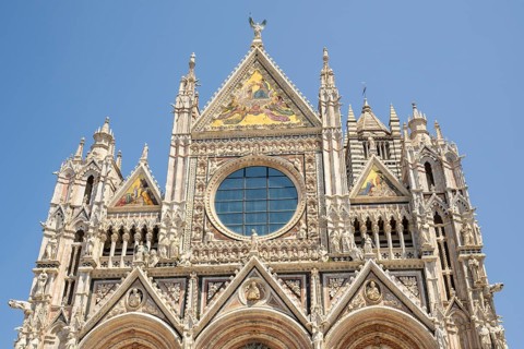 Cathedral of Siena, Cattedrale di Santa Maria Assunta, main church of the city of Siena, Tuscany,