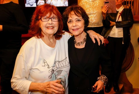 Brigitte Grothum and Simone Rethel at the premiere ofOma Trick with Brigitte Grothum and Johannis
