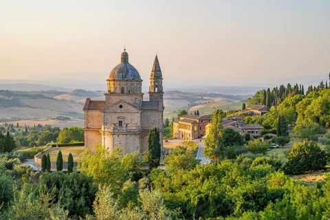Church of Madonna di San Biagio, Montepulciano, Tuscany, Italy, Europe